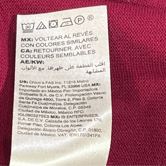 Chico's LONG SLEEVED CREW NECK SWEATER - Picture 14 of 15